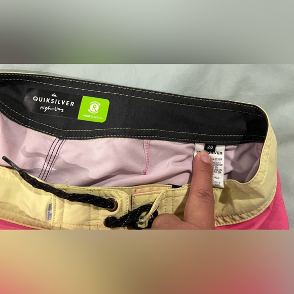 Quiksilver High Line Board Shorts Sz 28 - Picture 4 of 4